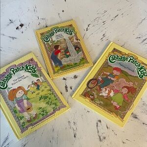 3 Vintage Cabbage Patch Kids Books
